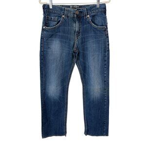 Silver Jeans Co Gordie Size 34x34 Medium Wash Distressed Denim Relaxed Fit
